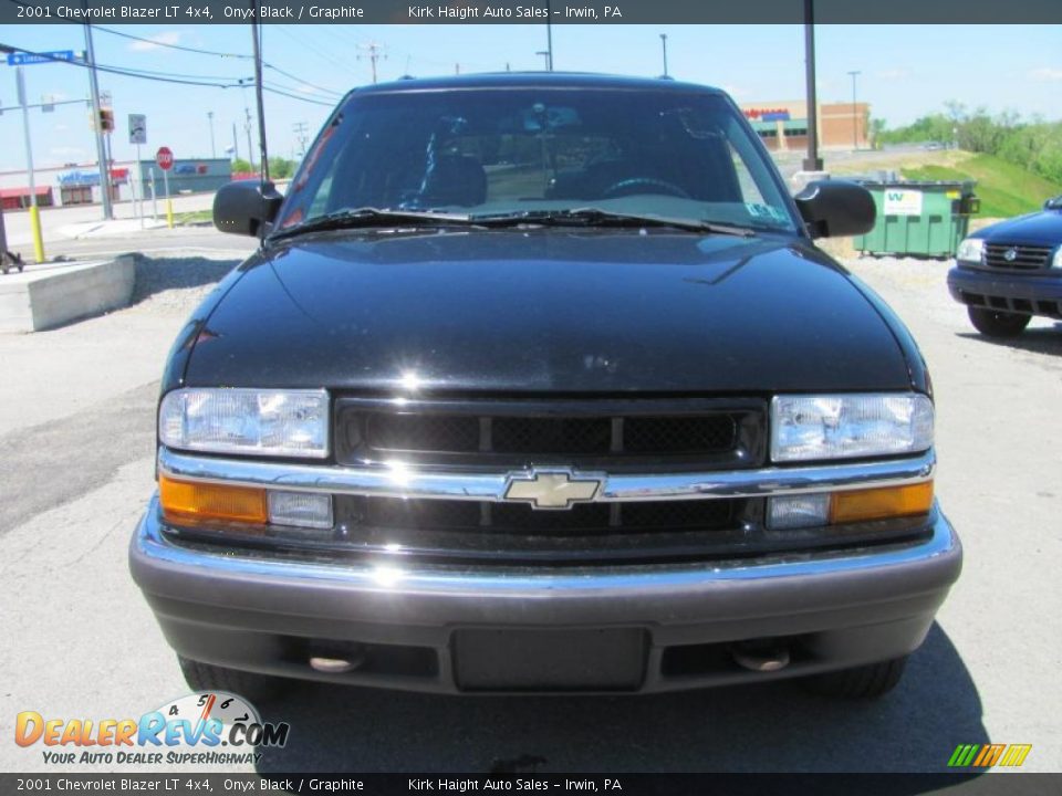 2001 Chevrolet Blazer LT 4x4 Onyx Black / Graphite Photo #12