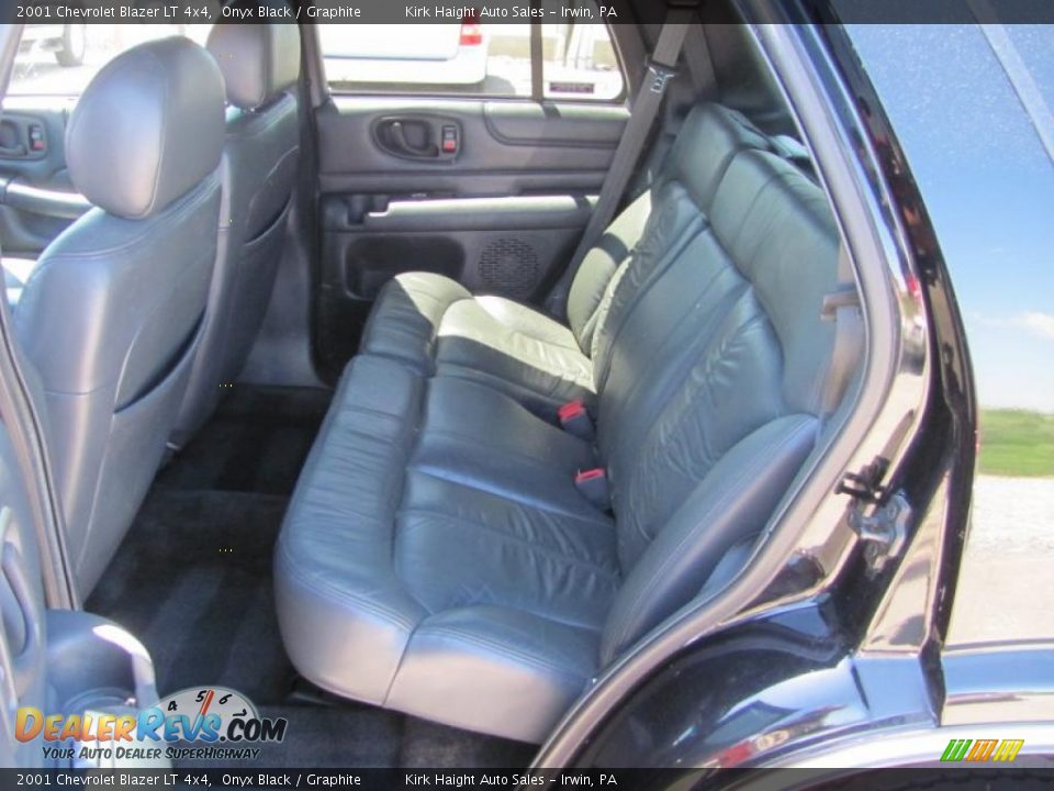2001 Chevrolet Blazer LT 4x4 Onyx Black / Graphite Photo #22