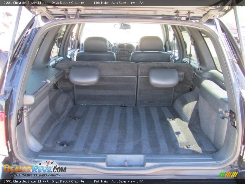 2001 Chevrolet Blazer LT 4x4 Onyx Black / Graphite Photo #23