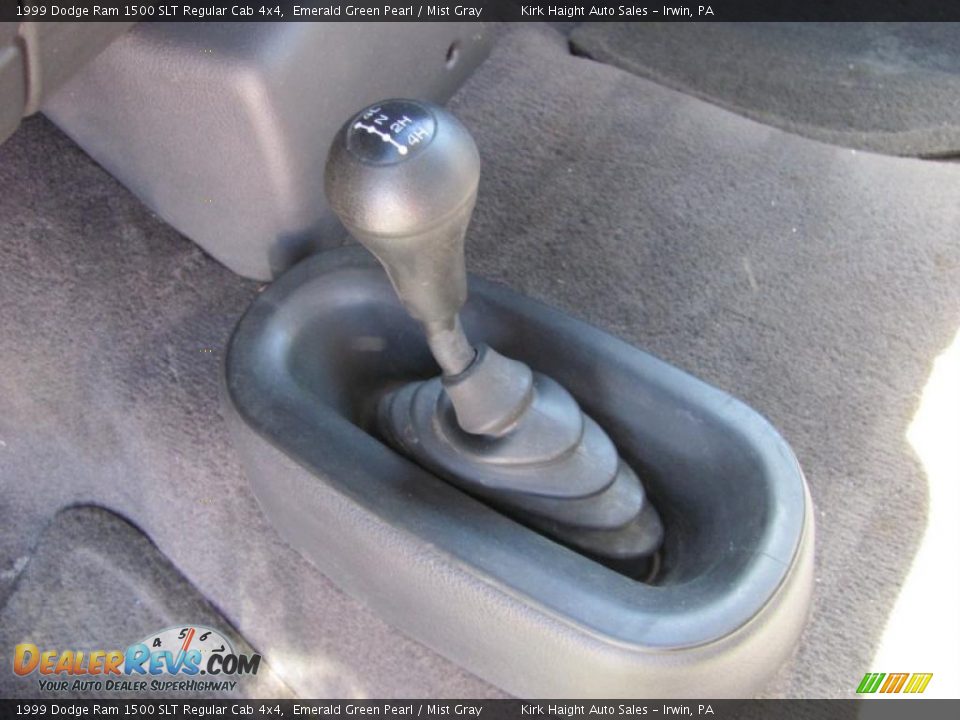 1999 Dodge Ram 1500 SLT Regular Cab 4x4 Emerald Green Pearl / Mist Gray Photo #8