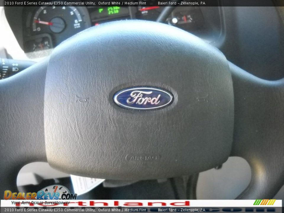 2010 Ford E Series Cutaway E350 Commercial Utility Oxford White / Medium Flint Photo #19