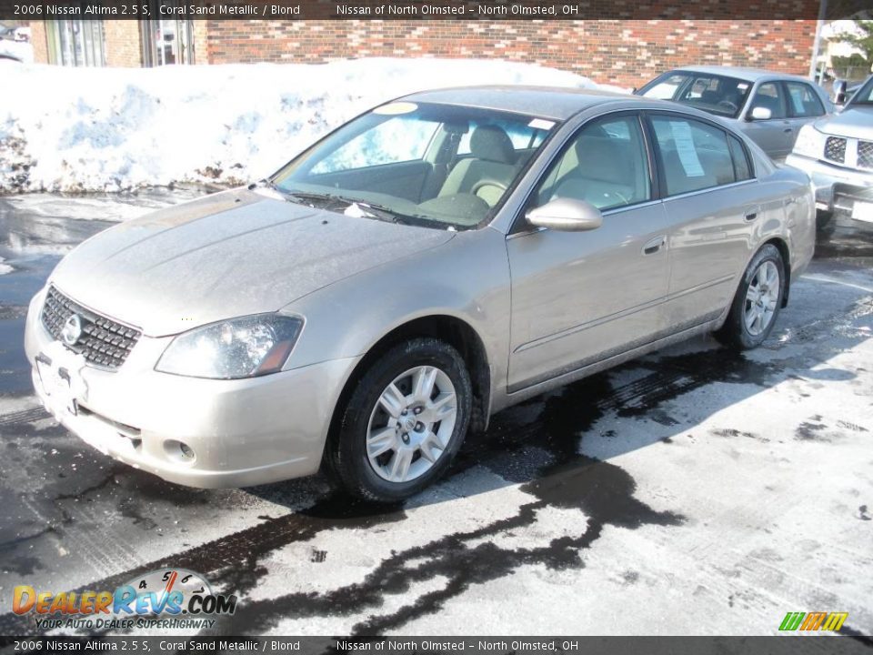 2006 Nissan Altima 2.5 S Coral Sand Metallic / Blond Photo #1