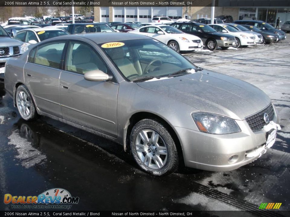 2006 Nissan Altima 2.5 S Coral Sand Metallic / Blond Photo #3