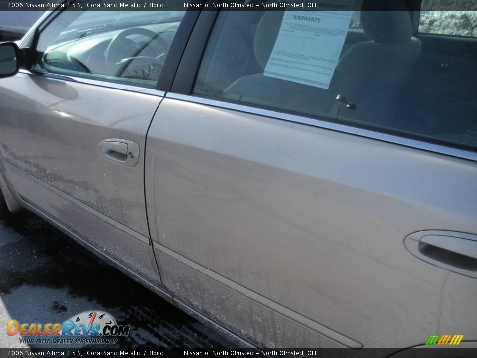 2006 Nissan Altima 2.5 S Coral Sand Metallic / Blond Photo #9