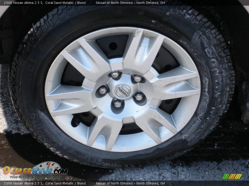 2006 Nissan Altima 2.5 S Coral Sand Metallic / Blond Photo #11