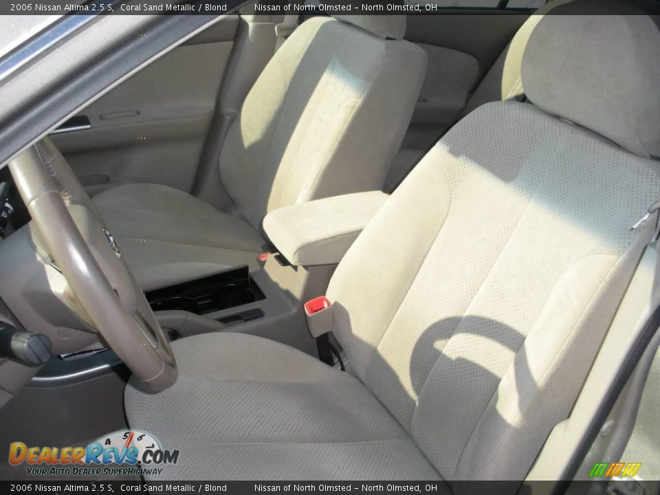 2006 Nissan Altima 2.5 S Coral Sand Metallic / Blond Photo #18