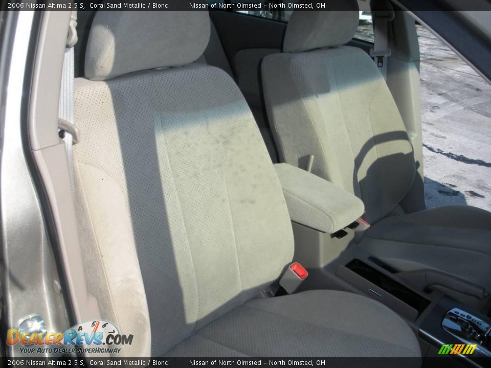 2006 Nissan Altima 2.5 S Coral Sand Metallic / Blond Photo #21