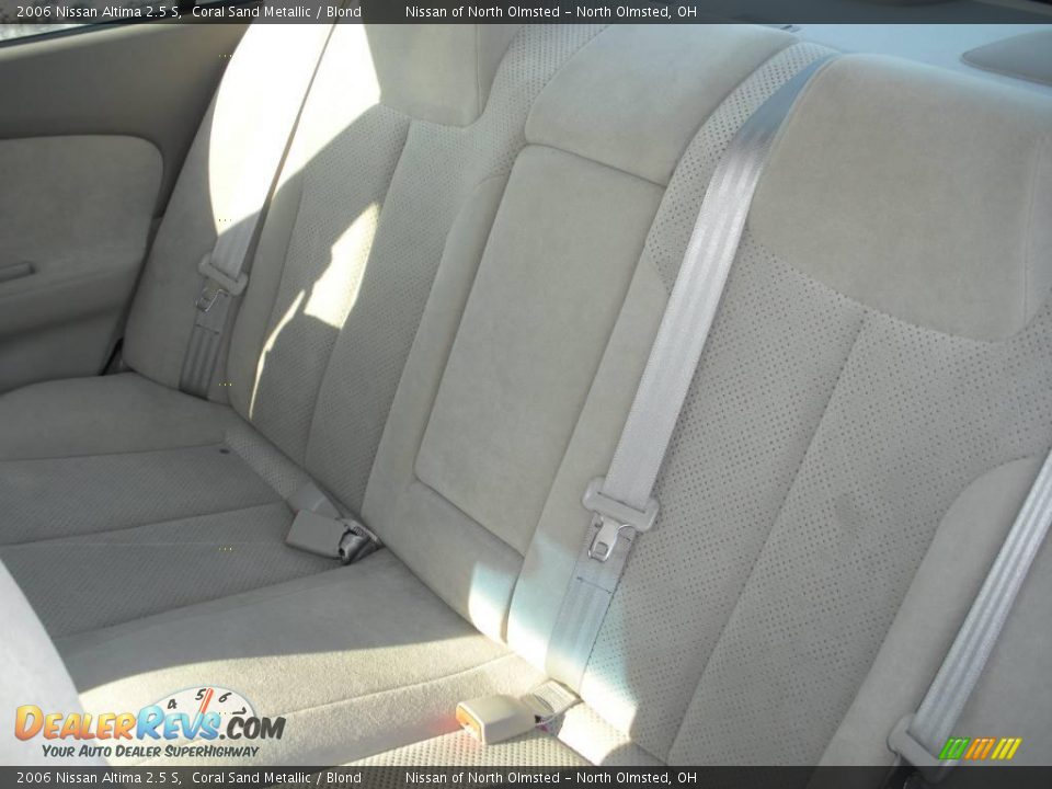 2006 Nissan Altima 2.5 S Coral Sand Metallic / Blond Photo #23