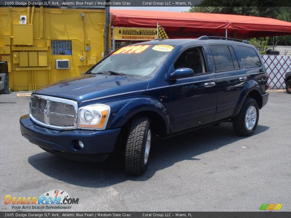 2005 Dodge Durango SLT 4x4 Atlantic Blue Pearl / Medium Slate Gray Photo #3