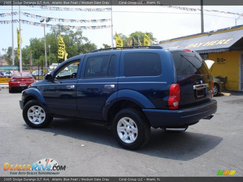 2005 Dodge Durango SLT 4x4 Atlantic Blue Pearl / Medium Slate Gray Photo #4