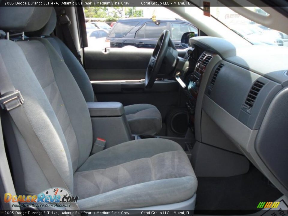 2005 Dodge Durango SLT 4x4 Atlantic Blue Pearl / Medium Slate Gray Photo #13