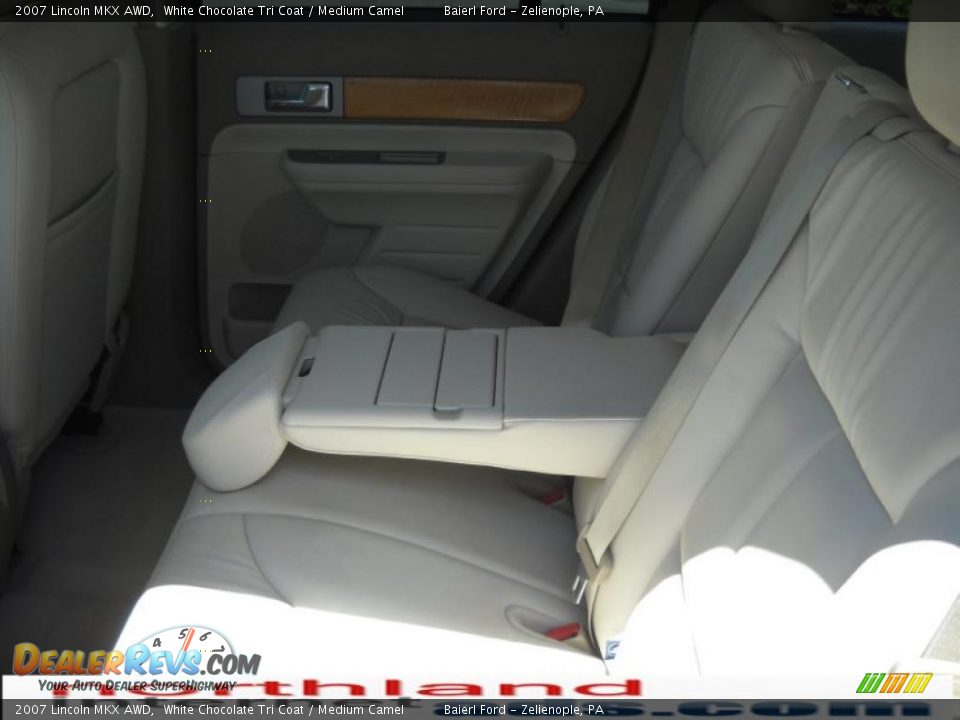 2007 Lincoln MKX AWD White Chocolate Tri Coat / Medium Camel Photo #14