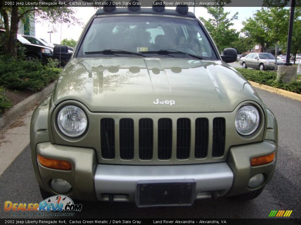 2002 Jeep Liberty Renegade 4x4 Cactus Green Metallic / Dark Slate Gray Photo #9