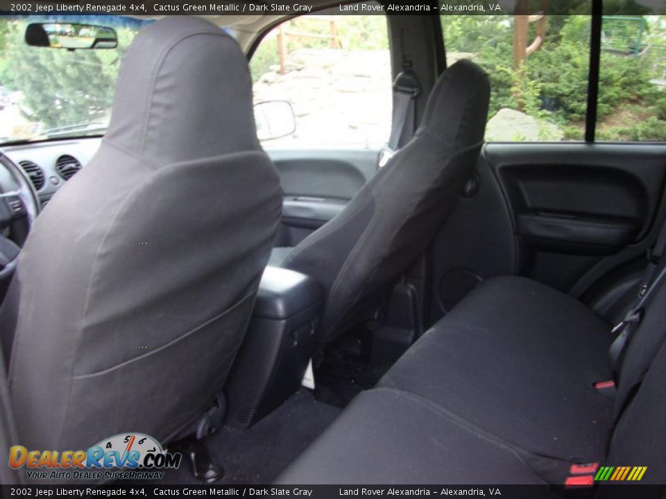 2002 Jeep Liberty Renegade 4x4 Cactus Green Metallic / Dark Slate Gray Photo #17