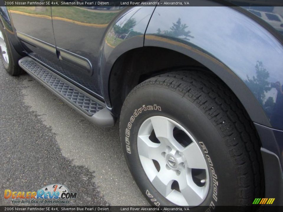 2006 Nissan Pathfinder SE 4x4 Silverton Blue Pearl / Desert Photo #4