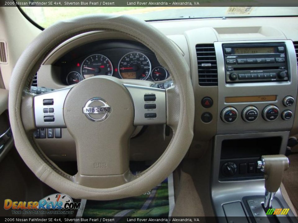 2006 Nissan Pathfinder SE 4x4 Silverton Blue Pearl / Desert Photo #13