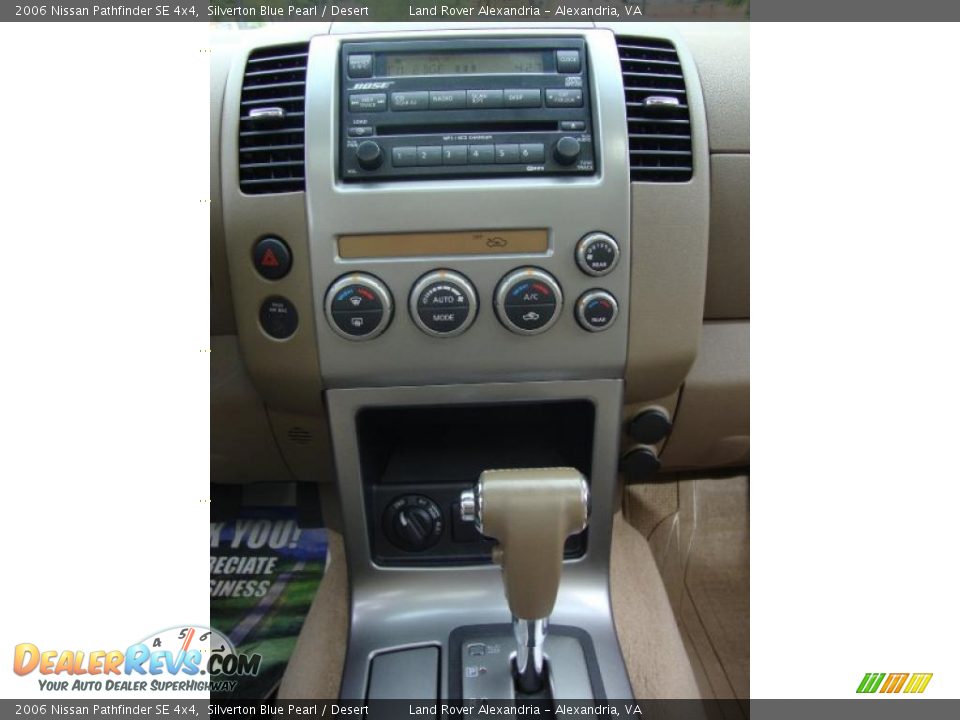 2006 Nissan Pathfinder SE 4x4 Silverton Blue Pearl / Desert Photo #14