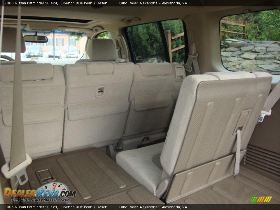 2006 Nissan Pathfinder SE 4x4 Silverton Blue Pearl / Desert Photo #20