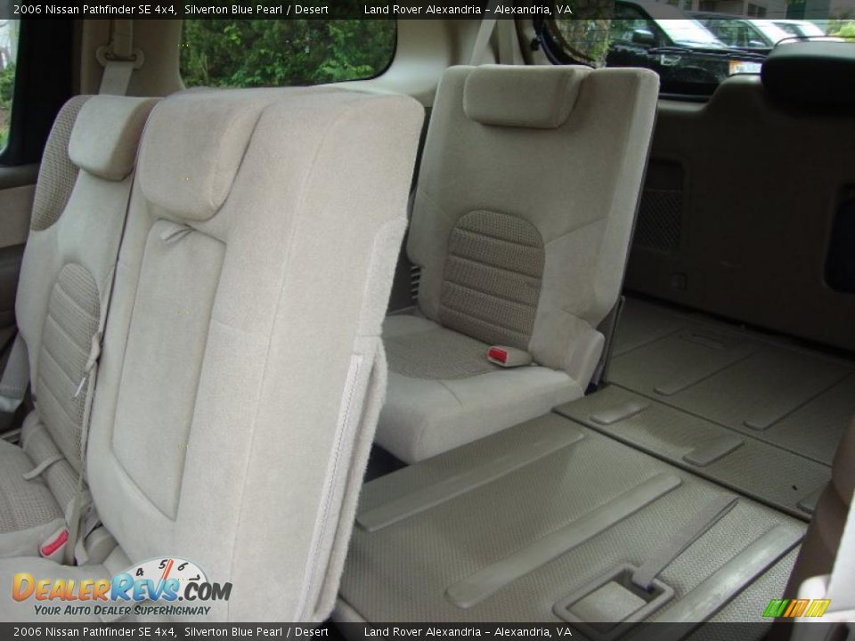 2006 Nissan Pathfinder SE 4x4 Silverton Blue Pearl / Desert Photo #21