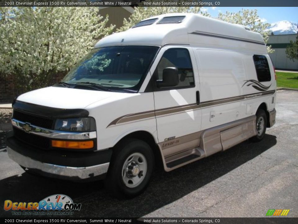 2003 Chevrolet Express 3500 RV Conversion Summit White / Neutral Photo #1