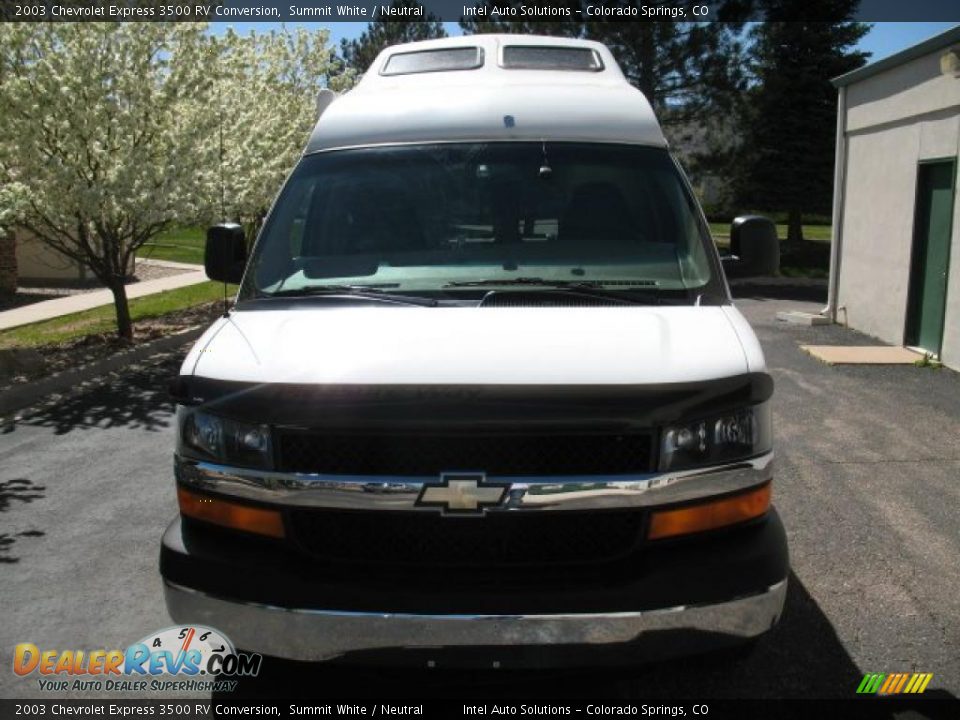 2003 Chevrolet Express 3500 RV Conversion Summit White / Neutral Photo #2