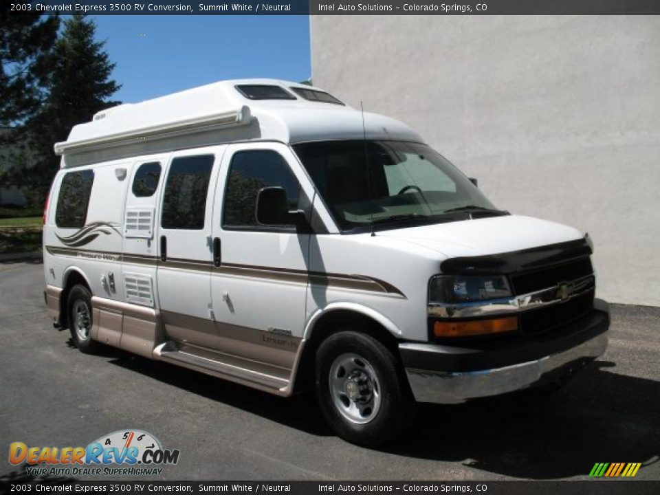 2003 Chevrolet Express 3500 RV Conversion Summit White / Neutral Photo #3 | DealerRevs.com