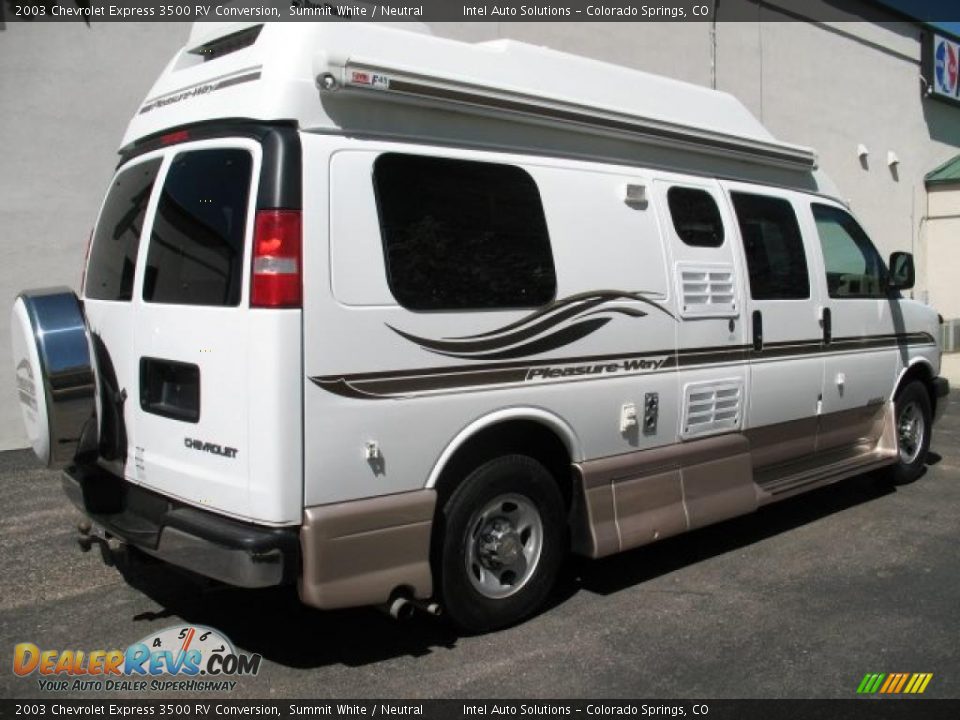 2003 Chevrolet Express 3500 RV Conversion Summit White / Neutral Photo #4