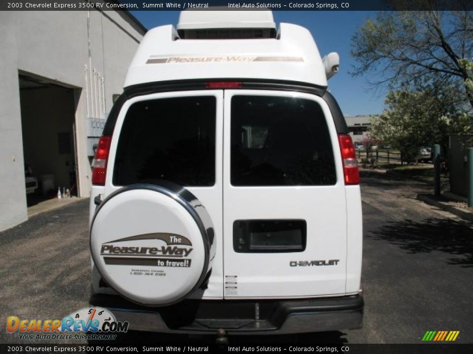 2003 Chevrolet Express 3500 RV Conversion Summit White / Neutral Photo #5