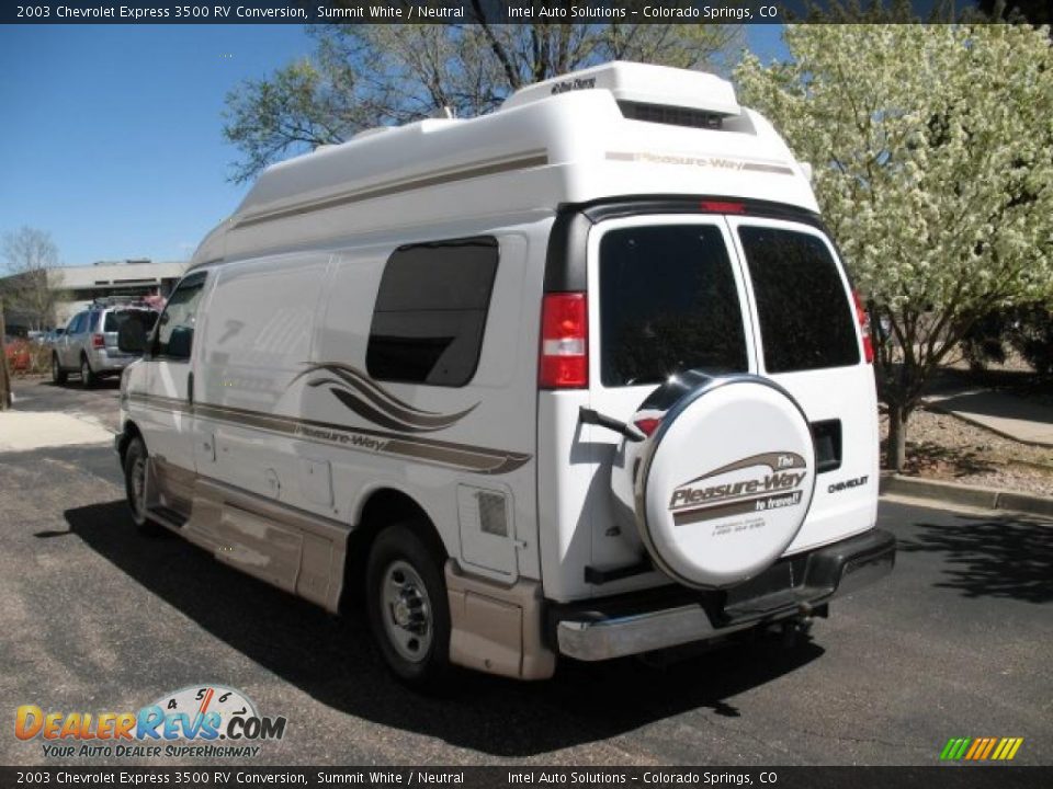 2003 Chevrolet Express 3500 RV Conversion Summit White / Neutral Photo #6