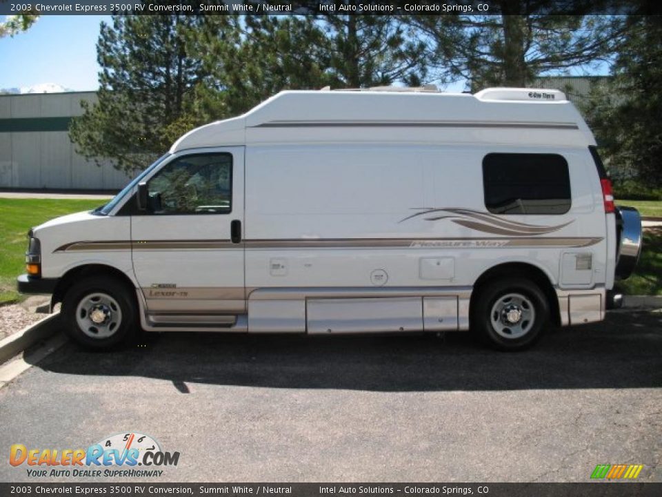 2003 Chevrolet Express 3500 RV Conversion Summit White / Neutral Photo #11