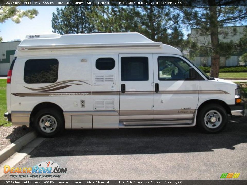 2003 Chevrolet Express 3500 RV Conversion Summit White / Neutral Photo #12