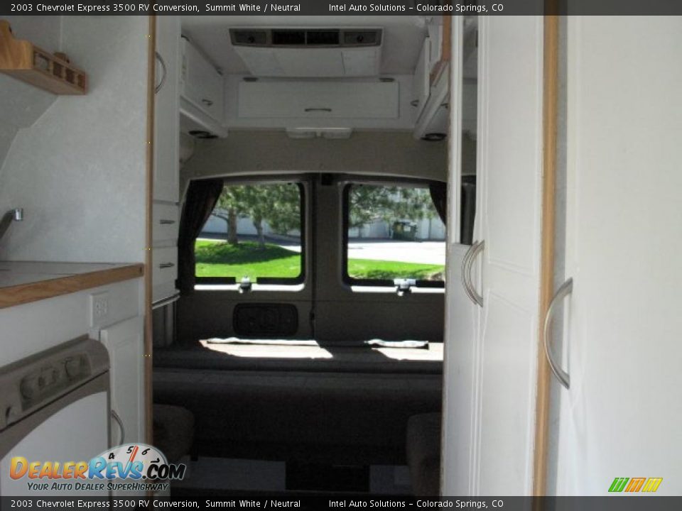 2003 Chevrolet Express 3500 RV Conversion Summit White / Neutral Photo #26