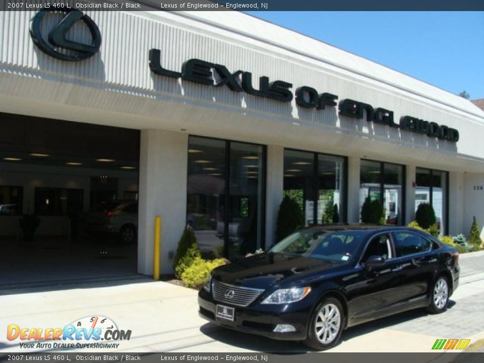 2007 Lexus LS 460 L Obsidian Black / Black Photo #1