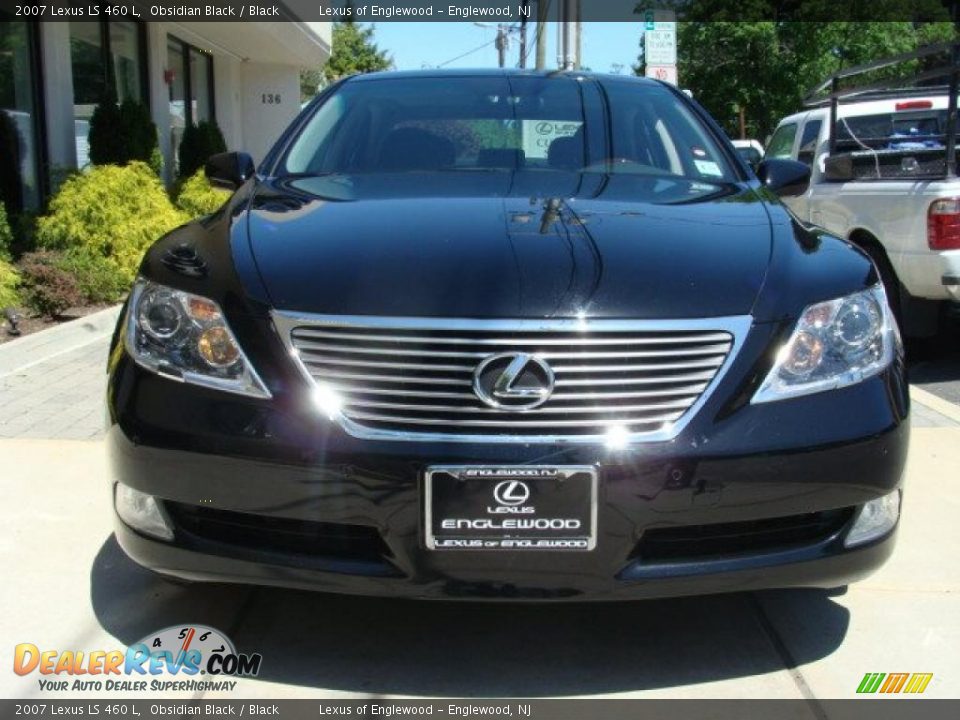 2007 Lexus LS 460 L Obsidian Black / Black Photo #2