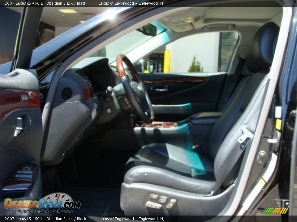 2007 Lexus LS 460 L Obsidian Black / Black Photo #7