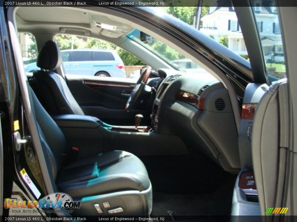 2007 Lexus LS 460 L Obsidian Black / Black Photo #8