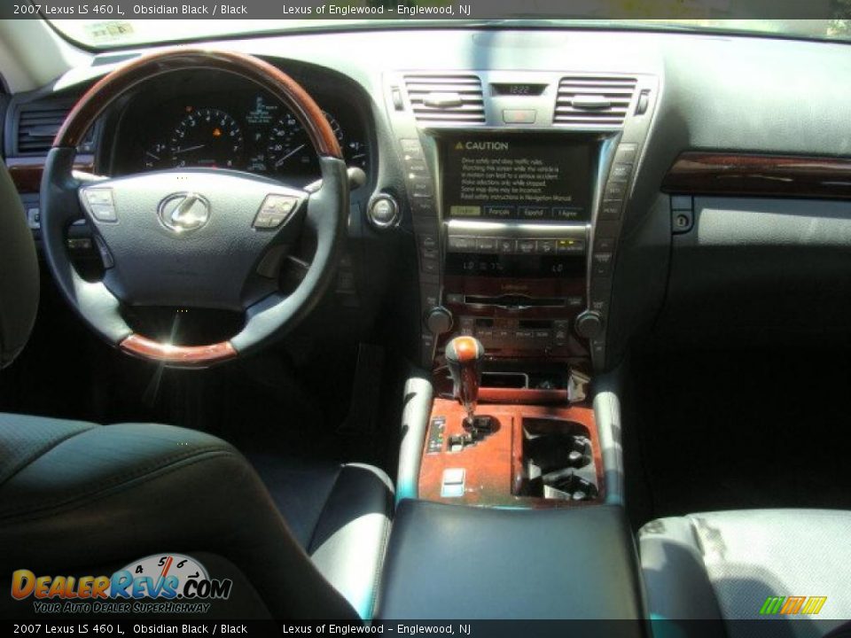 2007 Lexus LS 460 L Obsidian Black / Black Photo #9