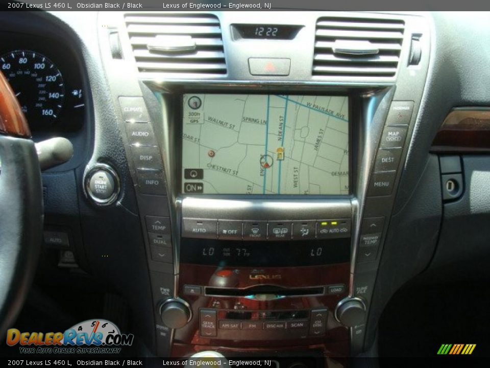2007 Lexus LS 460 L Obsidian Black / Black Photo #11