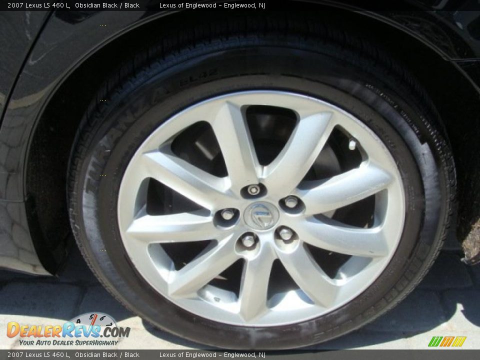 2007 Lexus LS 460 L Obsidian Black / Black Photo #14