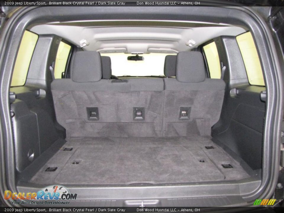 2009 Jeep Liberty Sport Brilliant Black Crystal Pearl / Dark Slate Gray Photo #9