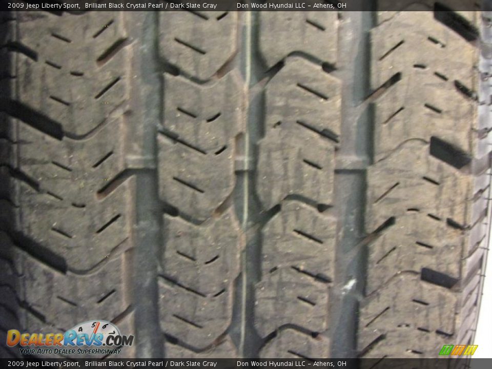 2009 Jeep Liberty Sport Brilliant Black Crystal Pearl / Dark Slate Gray Photo #20