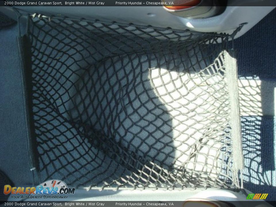 2000 Dodge Grand Caravan Sport Bright White / Mist Gray Photo #21