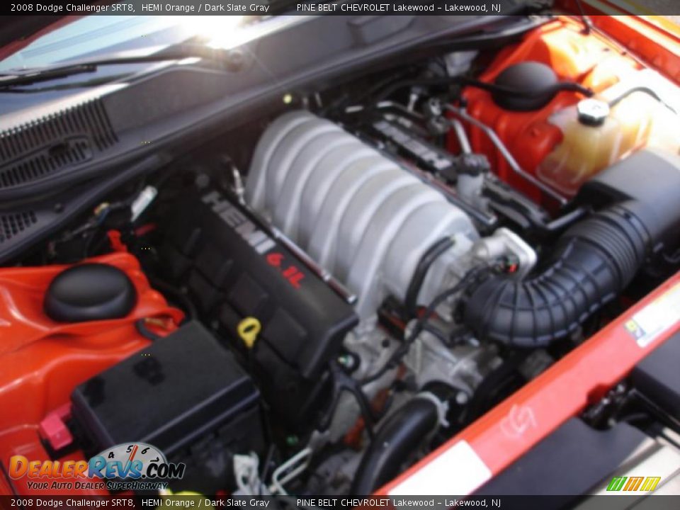 2008 Dodge Challenger SRT8 HEMI Orange / Dark Slate Gray Photo #18