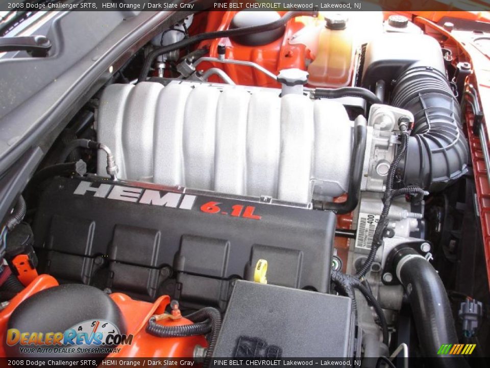 2008 Dodge Challenger SRT8 HEMI Orange / Dark Slate Gray Photo #19