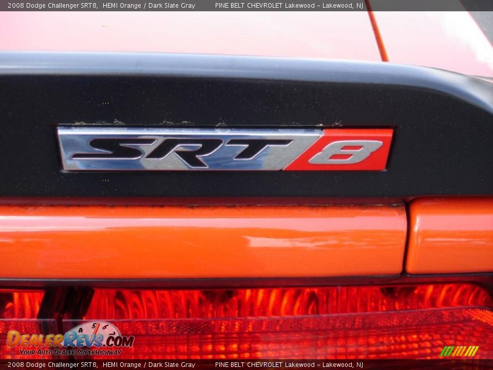 2008 Dodge Challenger SRT8 HEMI Orange / Dark Slate Gray Photo #22