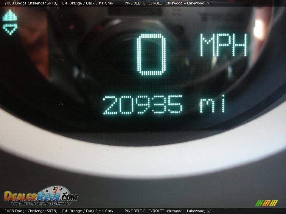 2008 Dodge Challenger SRT8 HEMI Orange / Dark Slate Gray Photo #23