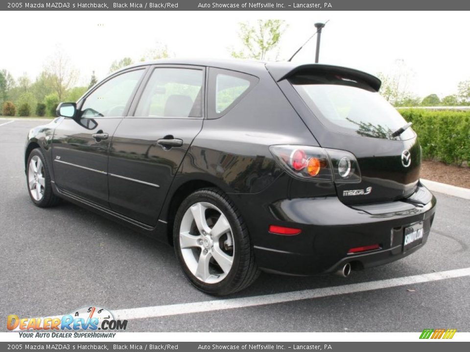 05 Mazda Mazda3 S Hatchback Black Mica Black Red Photo 4 Dealerrevs Com