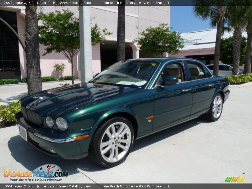 2004 Jaguar XJ XJR Jaguar Racing Green Metallic / Sand Photo #1