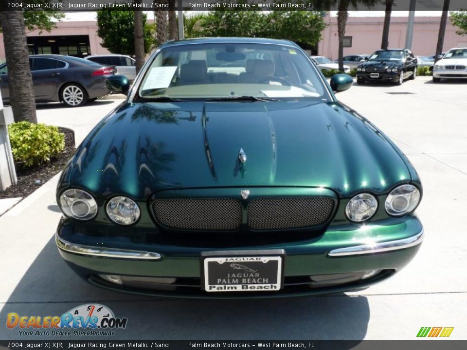 2004 Jaguar XJ XJR Jaguar Racing Green Metallic / Sand Photo #2