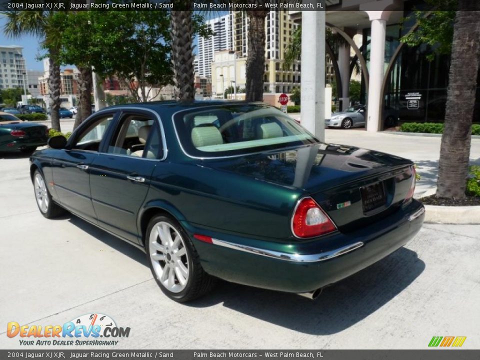 2004 Jaguar XJ XJR Jaguar Racing Green Metallic / Sand Photo #4